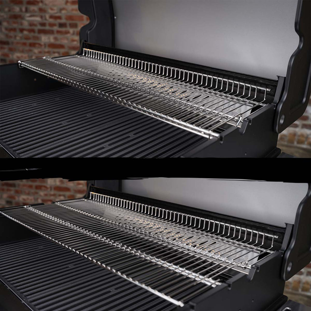 Gassgrill S-418 Pro med sidebrennere og bakbrennere bundle - SANTOS
