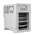 800° ovnsgrill rustfritt stål 3,5 kW forfra