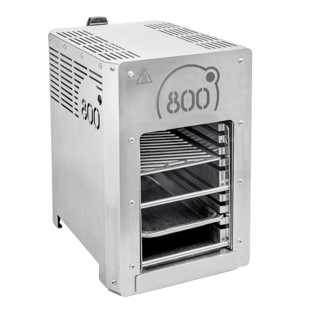 Gastroskål og fettbeskyttelse i 800° ovnsgrill rustfritt stål 3,5 kW