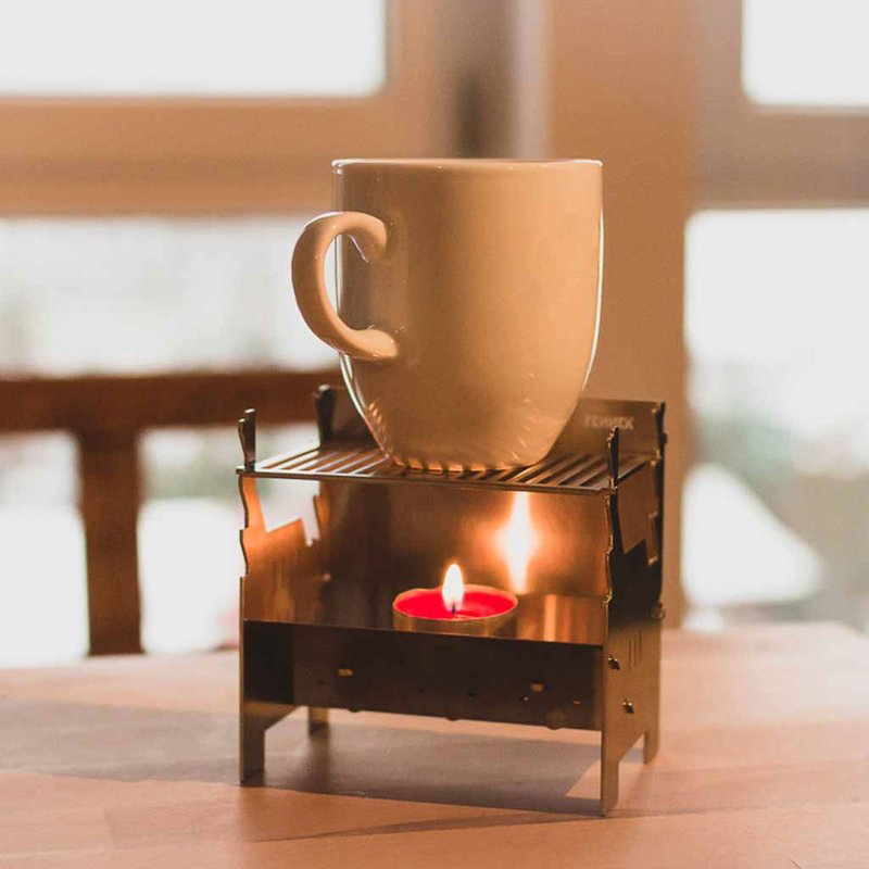 Fennek Grill Mini – Miniatyr kullgrill i rustfritt stål