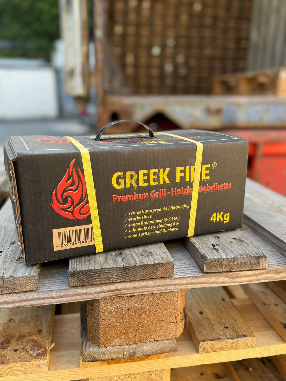 Grillbriketter 4 kg eik og bøk - Greek Fire