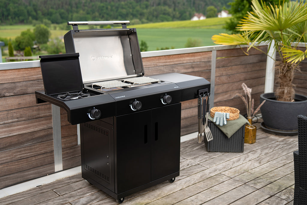 Plancha gassgrill HEAT C-265 med Blazing Zone støpejern - Outdoorchef