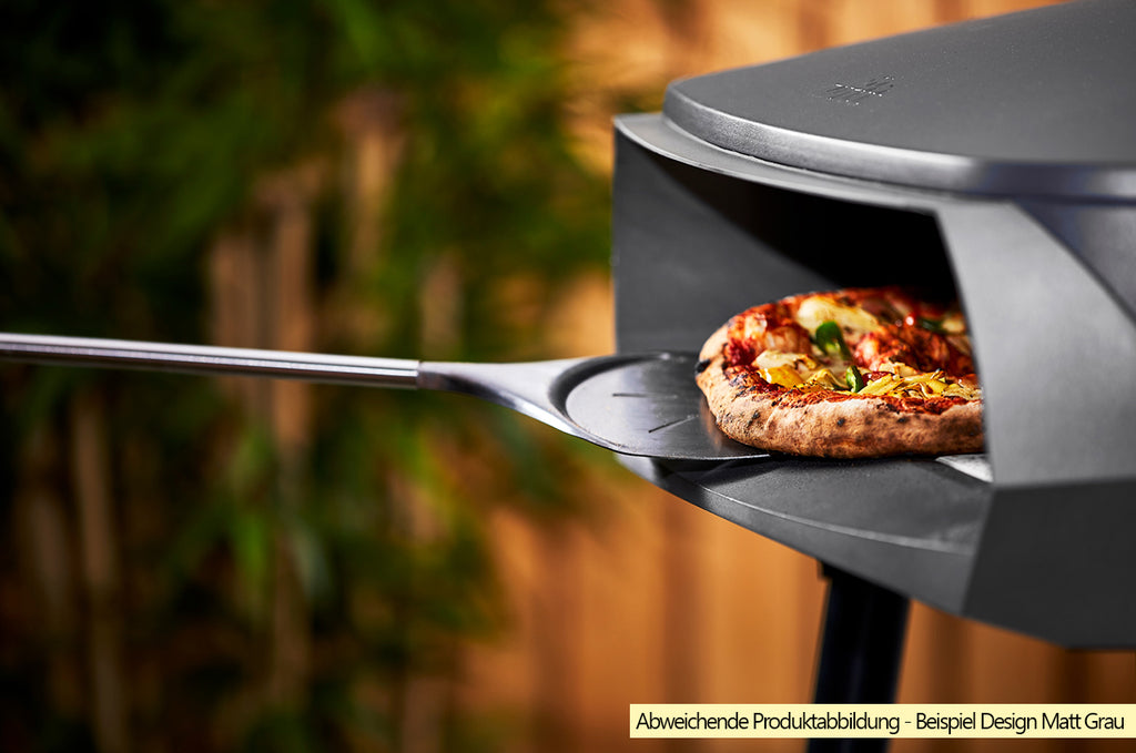 Witt Pizzaofen Gas Etna Fermo 16" matt orange - inkl. Pizzaschieber 36 cm + Pizzawender