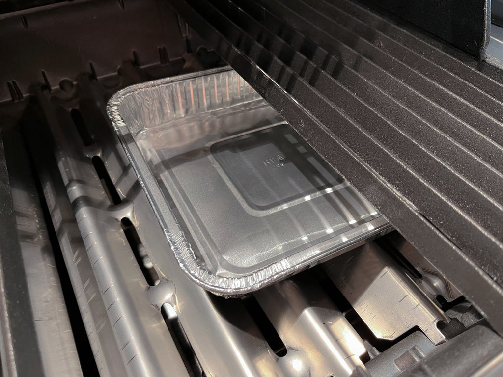 Detalj av Aluminiumsskåler fettoppsamler universal 6-pakning Rösle