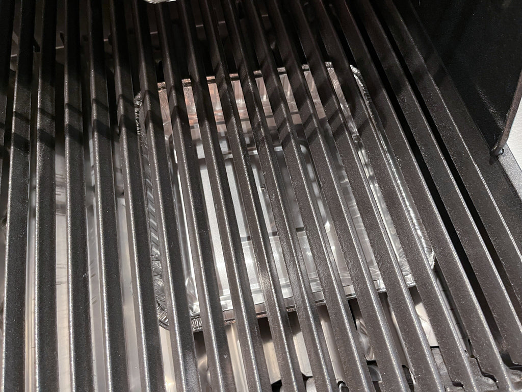 Montert Aluminiumsskåler fettoppsamler universal 6-pakning Rösle på grill