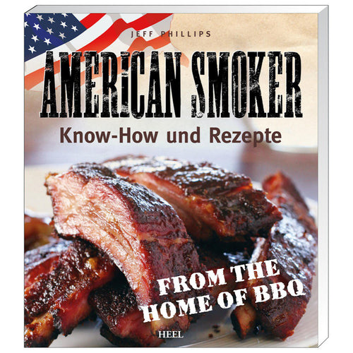 American Smoker know-how og oppskrifter grillbok - Heel forside