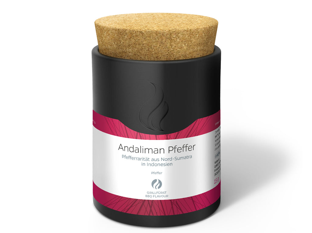 Andaliman pepper keramikkboks 15g - Grillfürst forfra