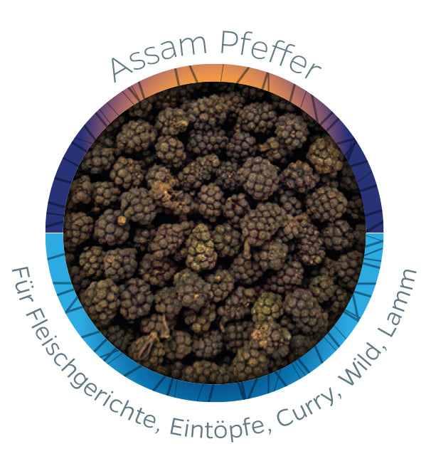 Detalj av keramikkboks Assam pepper med kvern