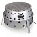 Atago campinggrill bordgrill rustfritt stål 34 cm forfra