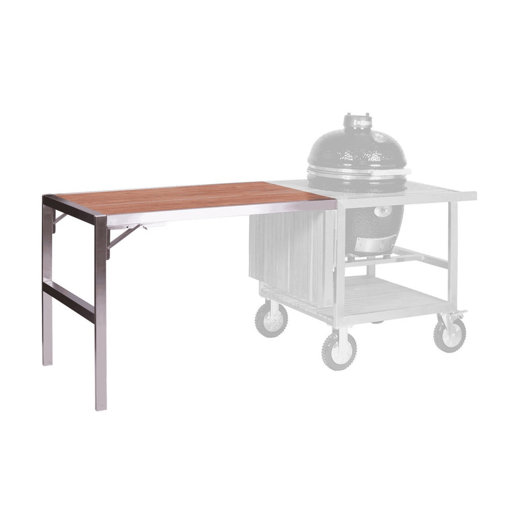 Avantgarde Classic/LeChef arbeidsflate teak 126x80 cm - Monolith forfra
