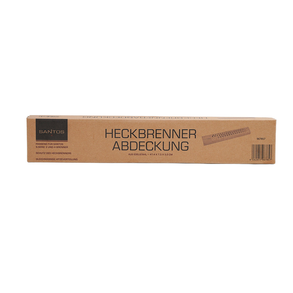 Nærbilde av Bakbrennerdeksel for S-318 & S-418 gassgrill montert