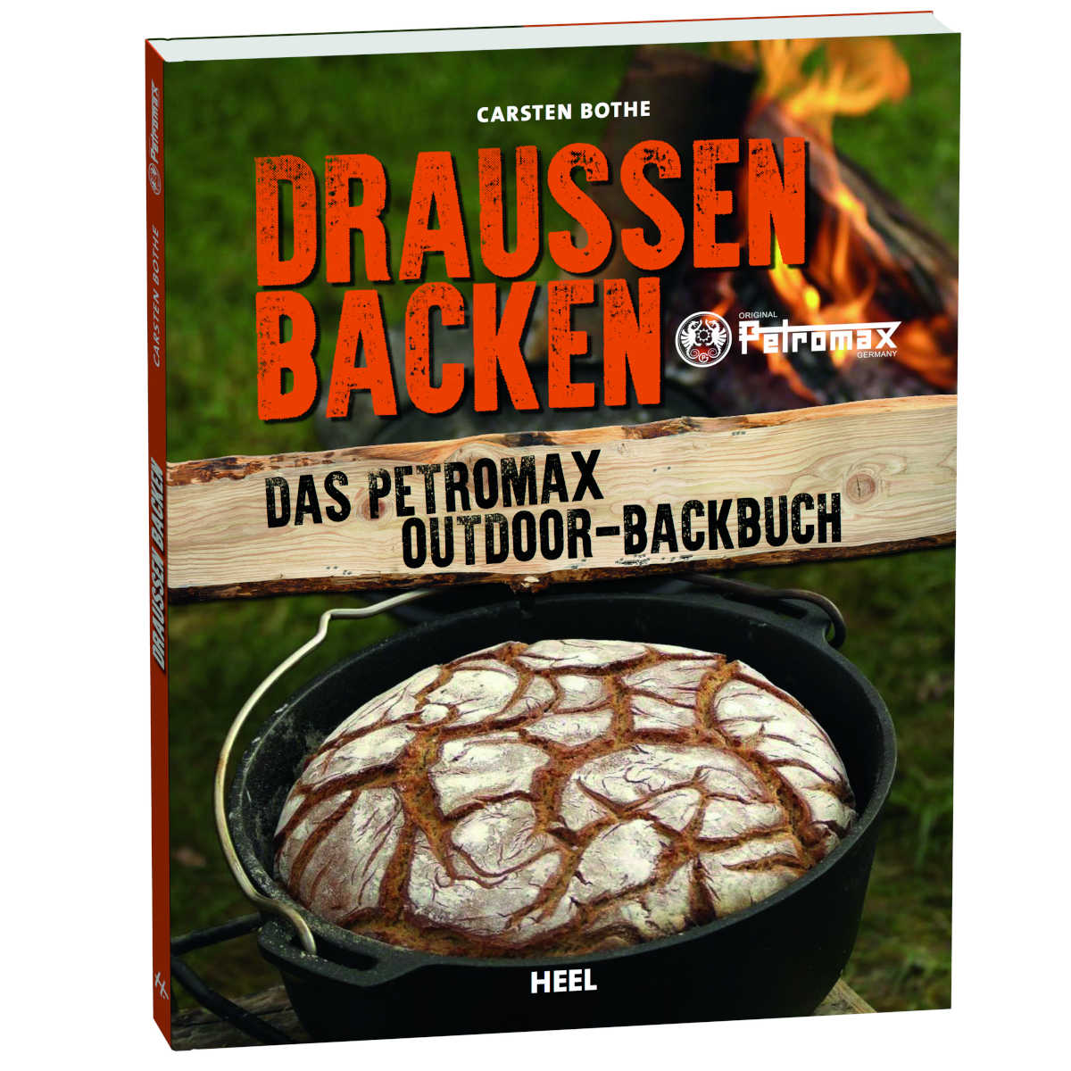 Bakebok "Draußen Backen" utendørs baking Petromax for grilling og bål