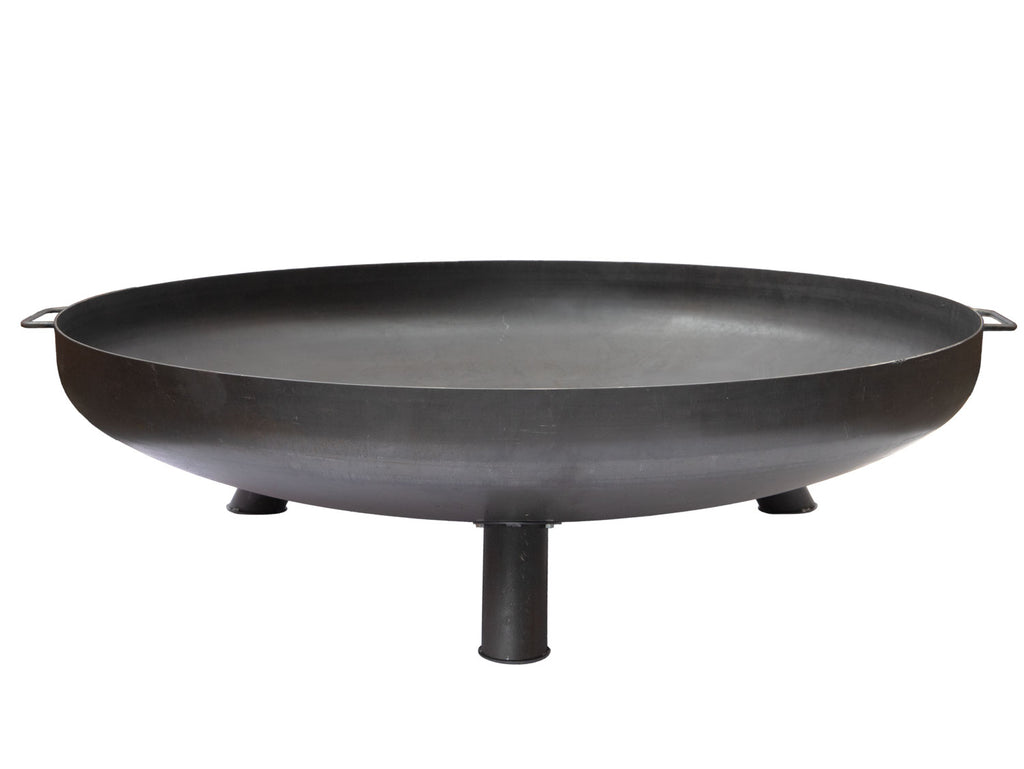 Bålpanne 120 cm stål 3 mm forfra