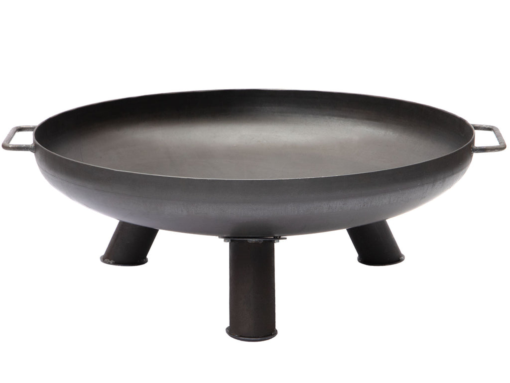 Nærbilde av bærehåndtak på Bålpanne 60 cm stål 2,5 mm - Grillfürst