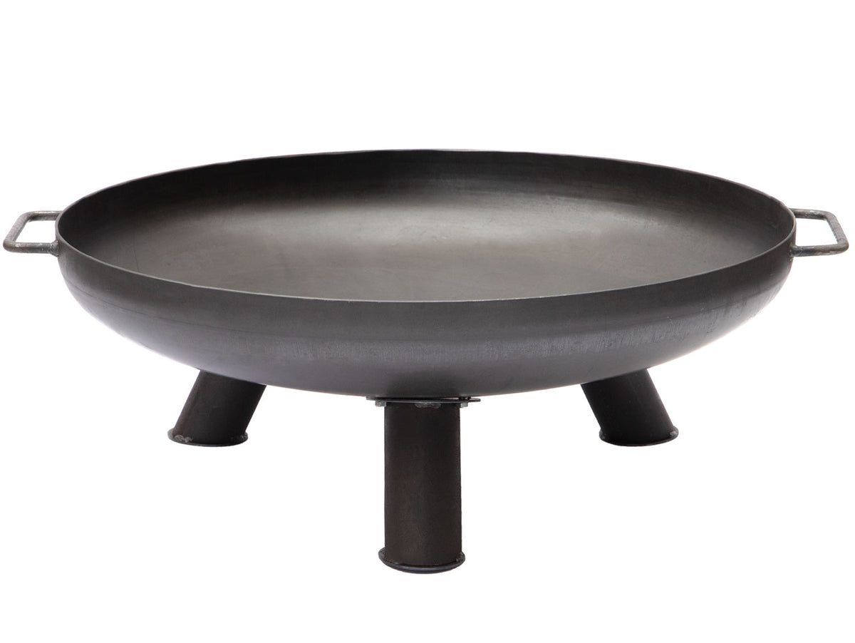 Nærbilde av bærehåndtak på Bålpanne 60 cm stål 2,5 mm - Grillfürst