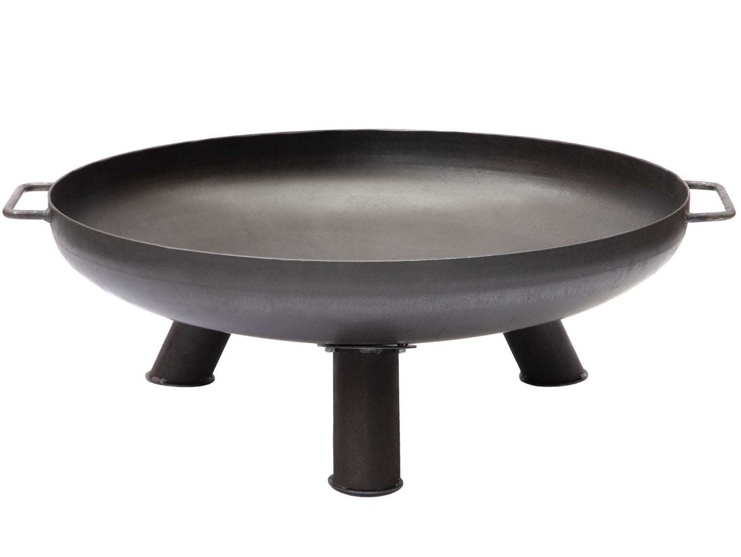 Bålpanne 60 cm stål - Grillfürst nærbilde av håndtak