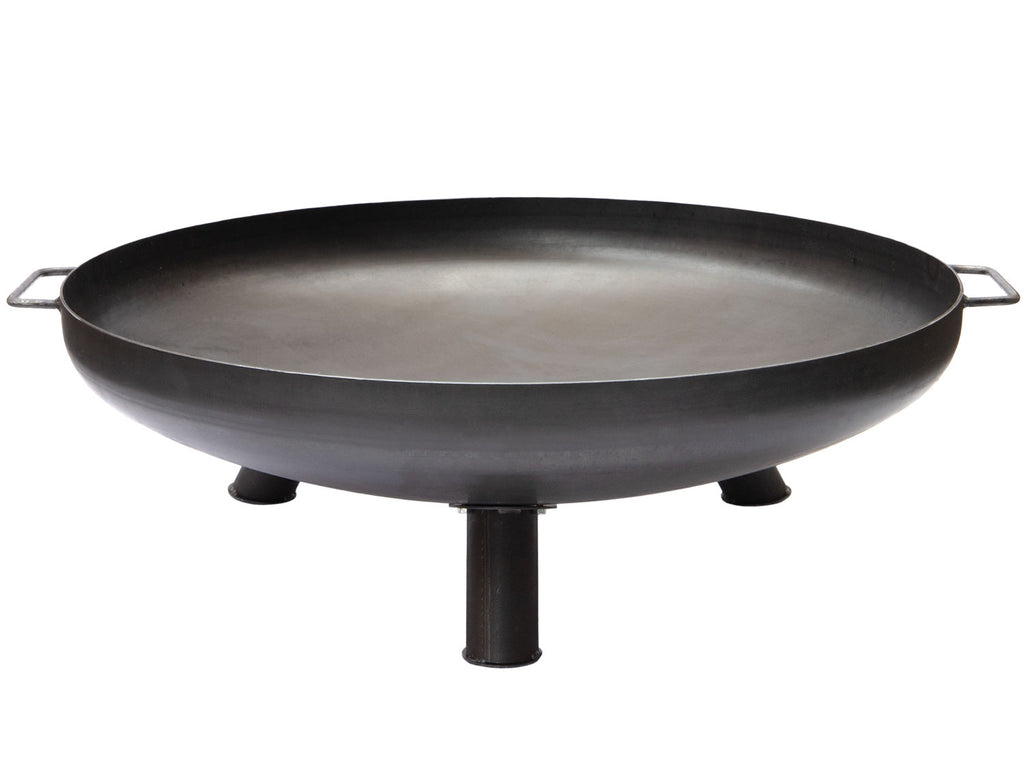 Bålpanne 80 cm stål 2,5 mm - Grillfürst brennende bål