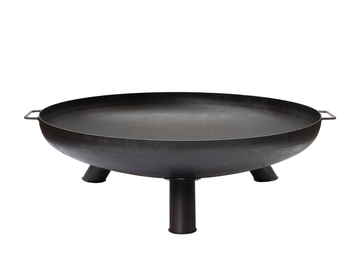 Bålpanne 90 cm stål 2,5 mm - Grillfürst forfra