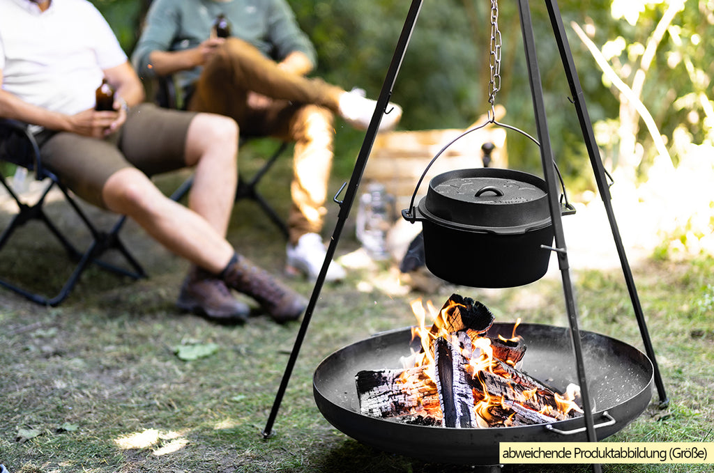 Bålpanne 90 cm stål 2,5 mm - Grillfürst detalj av materiale