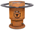 Bålpanne Bandit FirePlace 57 cm med hyller sett forfra