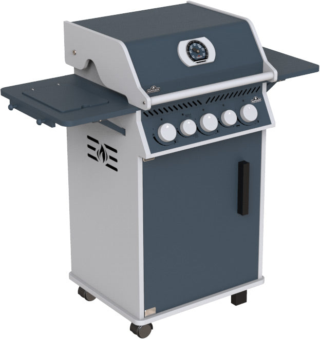 Barnegrill tre Rogue SE 425 med BBQ-tilbehør detalj av sizzle zone