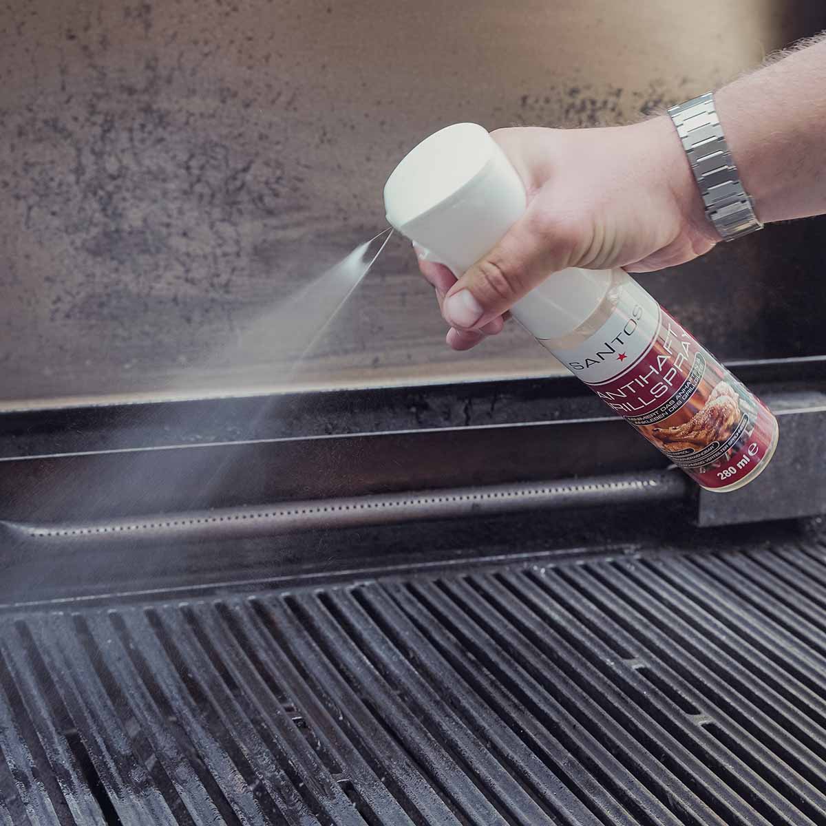 BBQ grillspray antiheft 280 ml - SANTOS bakside