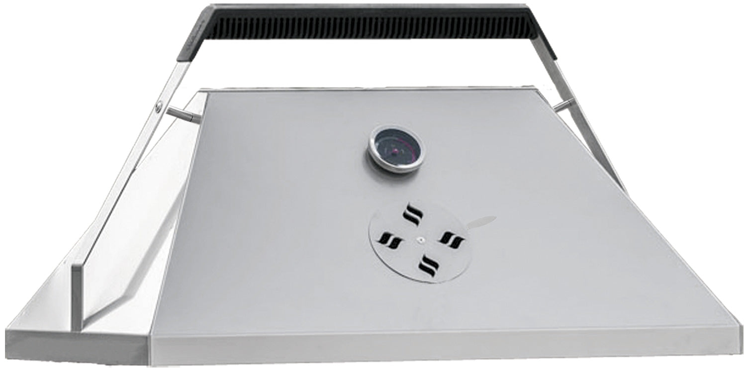 BBQ-hette for Baikal kullgrill 30x60 cm rustfritt stål Thüros forfra