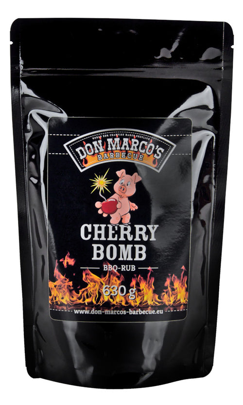 BBQ rub Cherry Bomb 630 g - Don Marco's for krydret-fruktig smak ved grilling