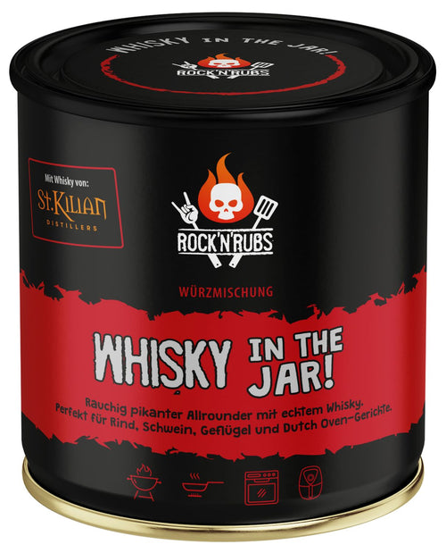 BBQ rub Whisky in the Jar 140 g - Rock'n Rubs for smakfull BBQ