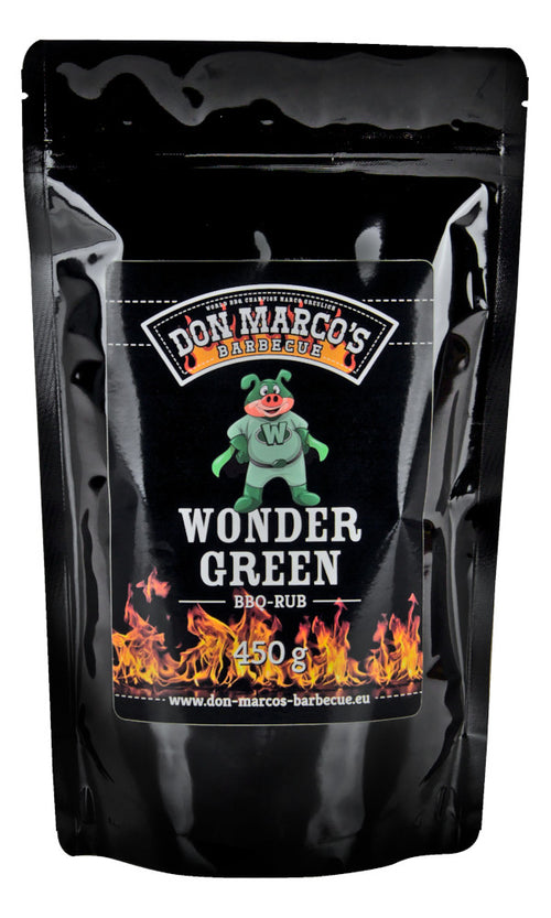 BBQ rub Wonder Green 450 g - Don Marco's for frisk urtesmak på grillmaten