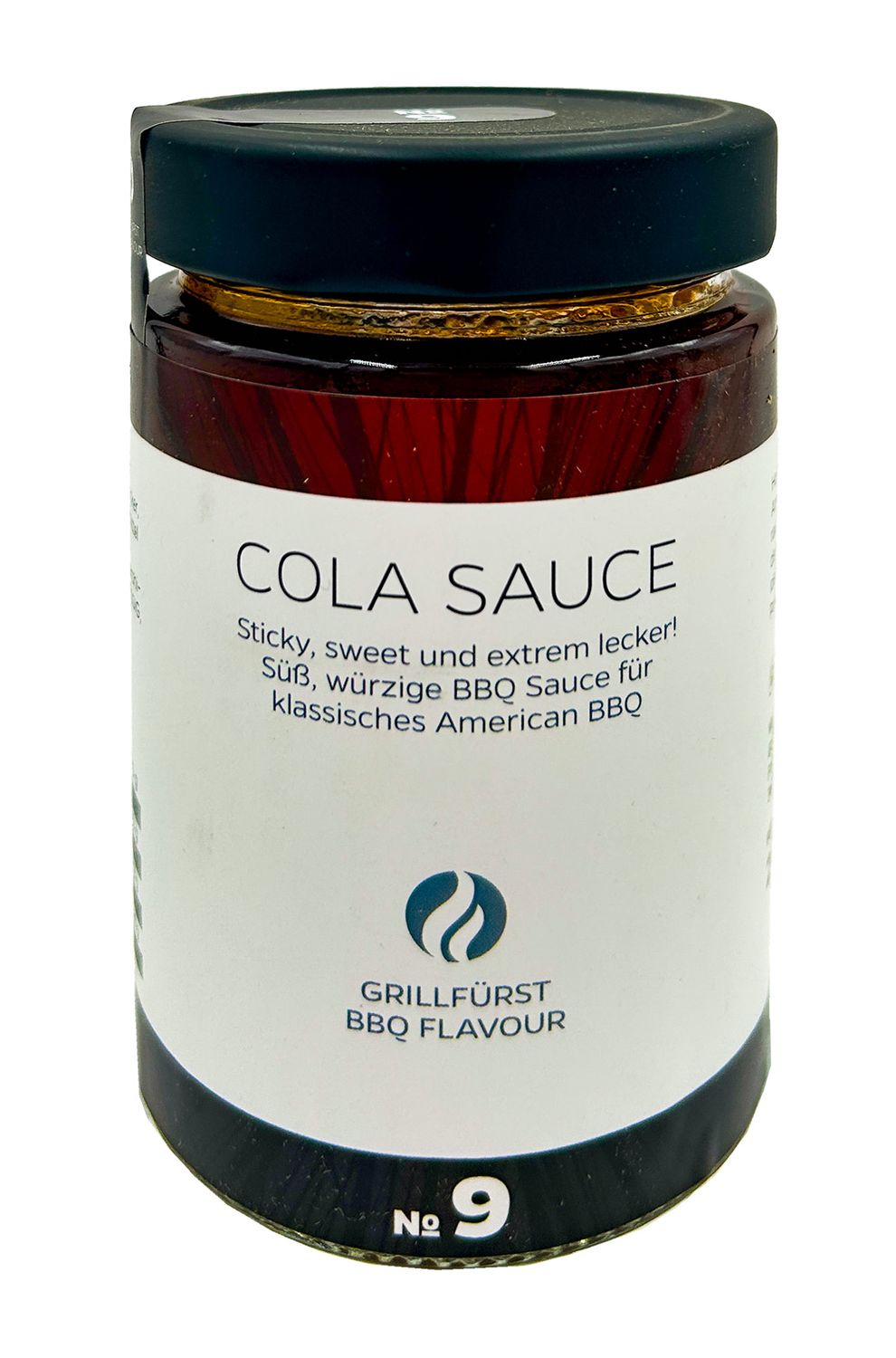 BBQ-saus Cola No. 9 260 ml - Grillfürst flaske med skrukork