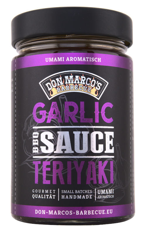 BBQ-saus Garlic Teriyaki 260 ml - Don Marco's forfra