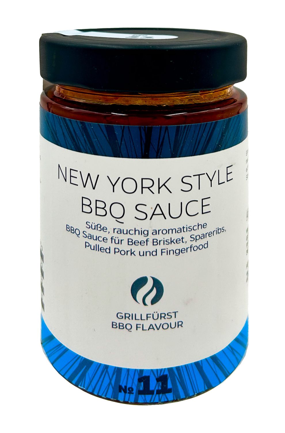 BBQ-saus New York Style No. 11 260 ml - Grillfürst glass med saus