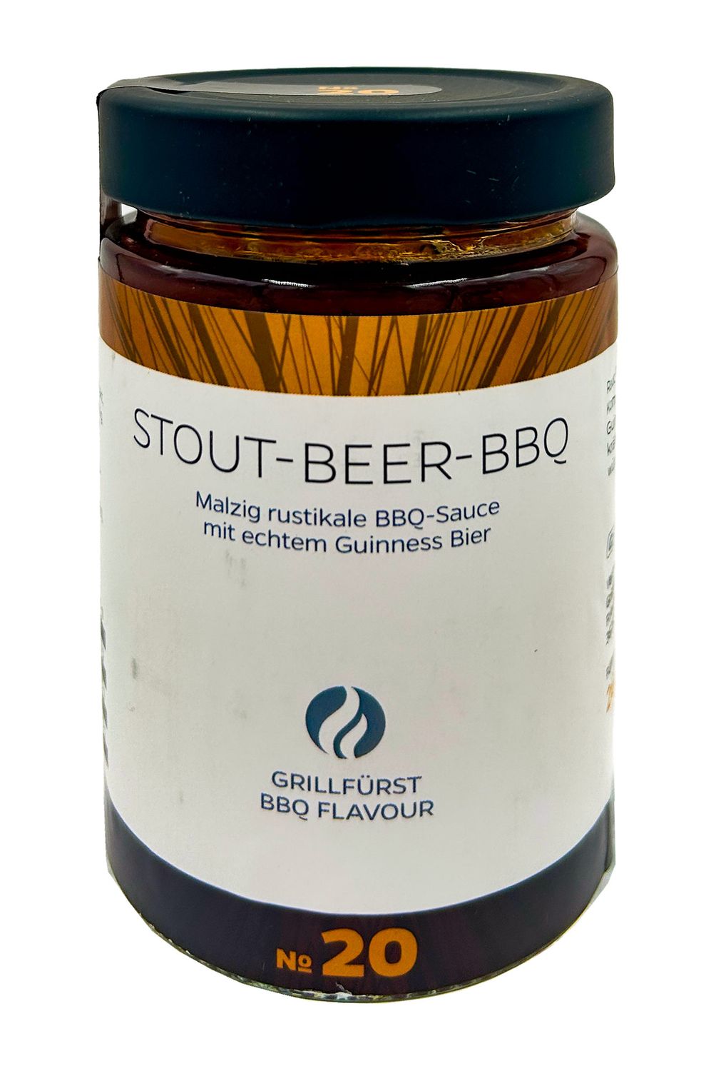 BBQ-saus Stout Beer BBQ No. 20 260 ml fra Grillfürst, forfra