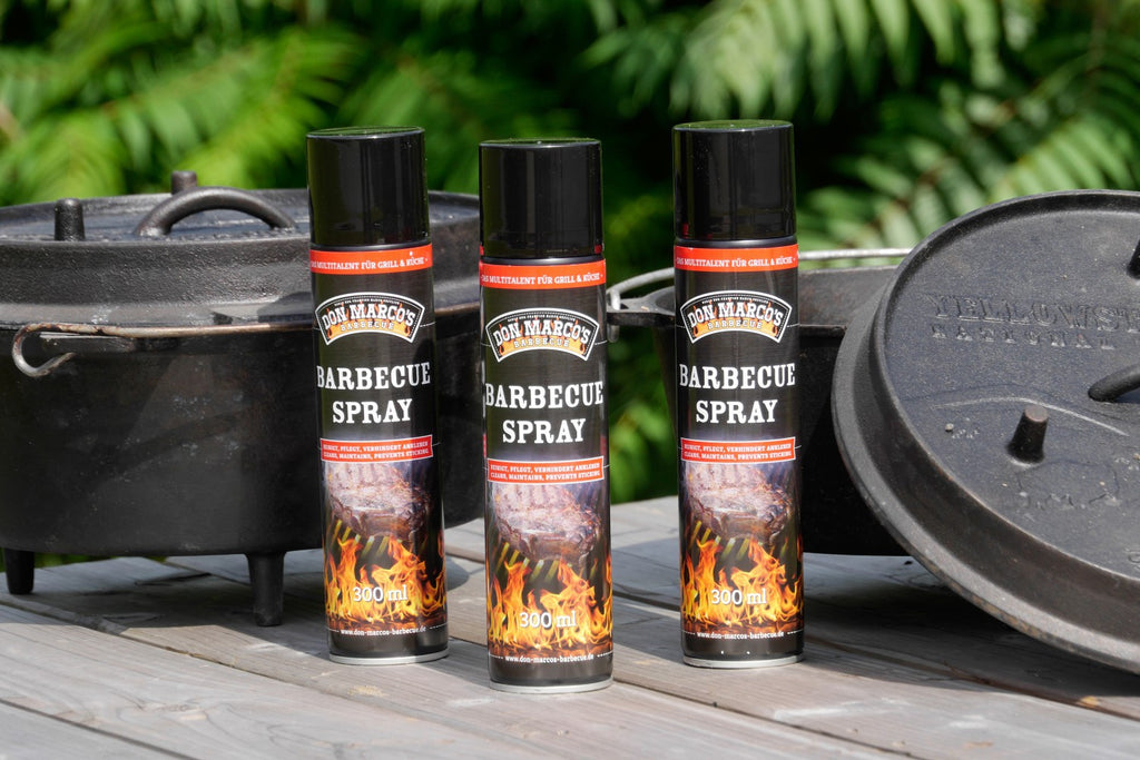 BBQ spray 300 ml grillrist og støpejern - Don Marco's emballasje