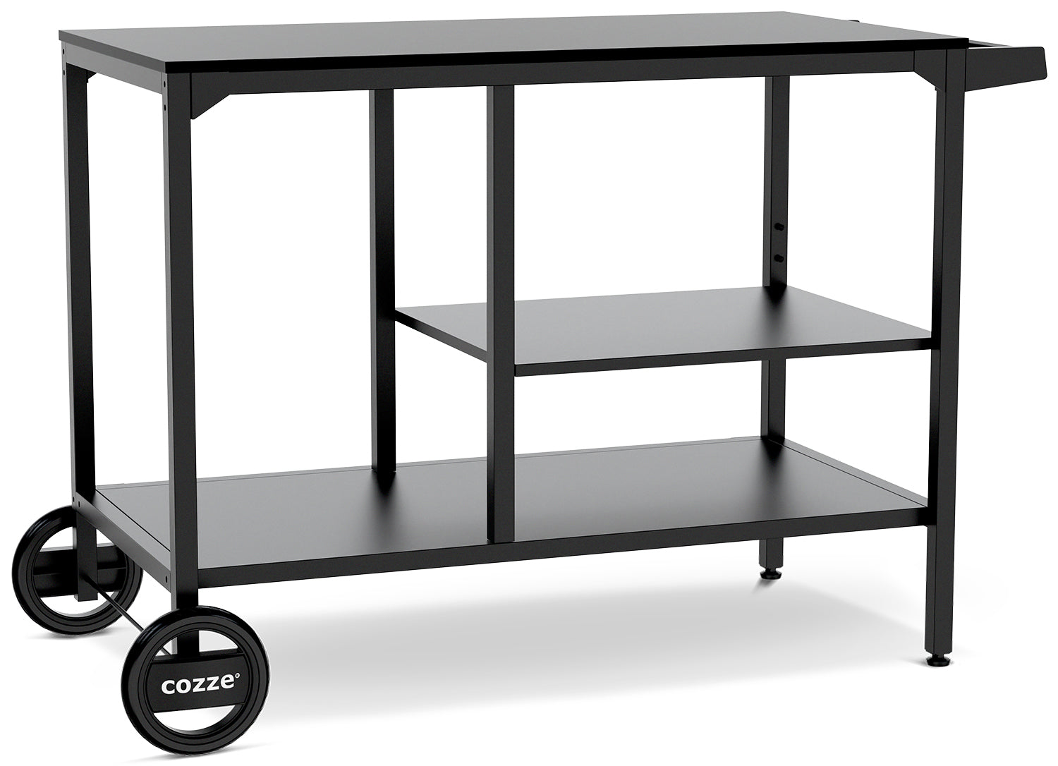 BBQ Station grillbord med hjul 115x60 cm Cozze bakside