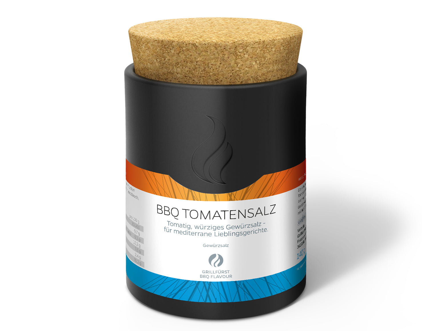 BBQ tomatsalt krydderblanding keramikkboks 140 g - Grillfürst forfra