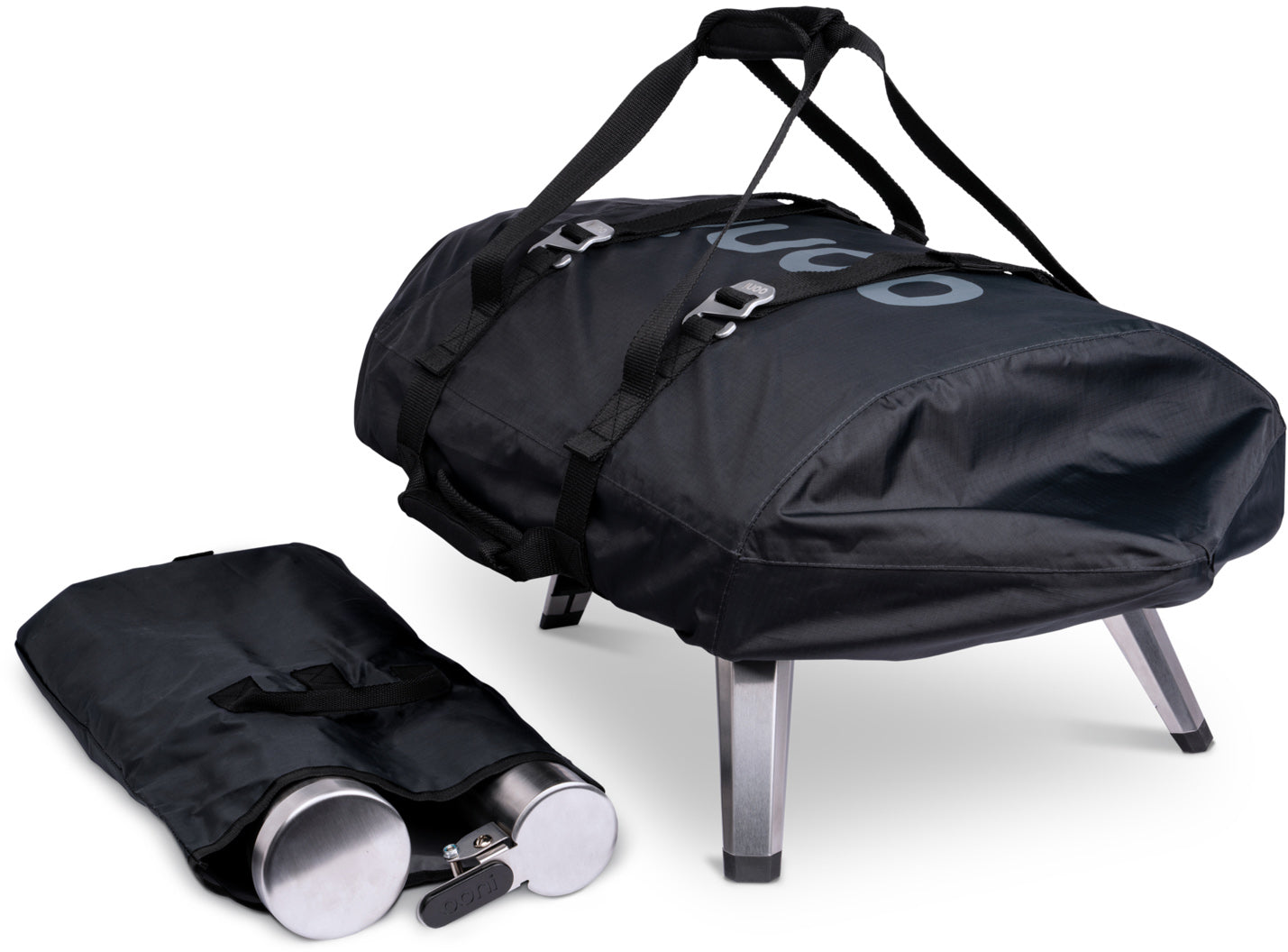 Beskyttelsestrekk for pizzaovn Fyra 12 polyester Ooni forfra