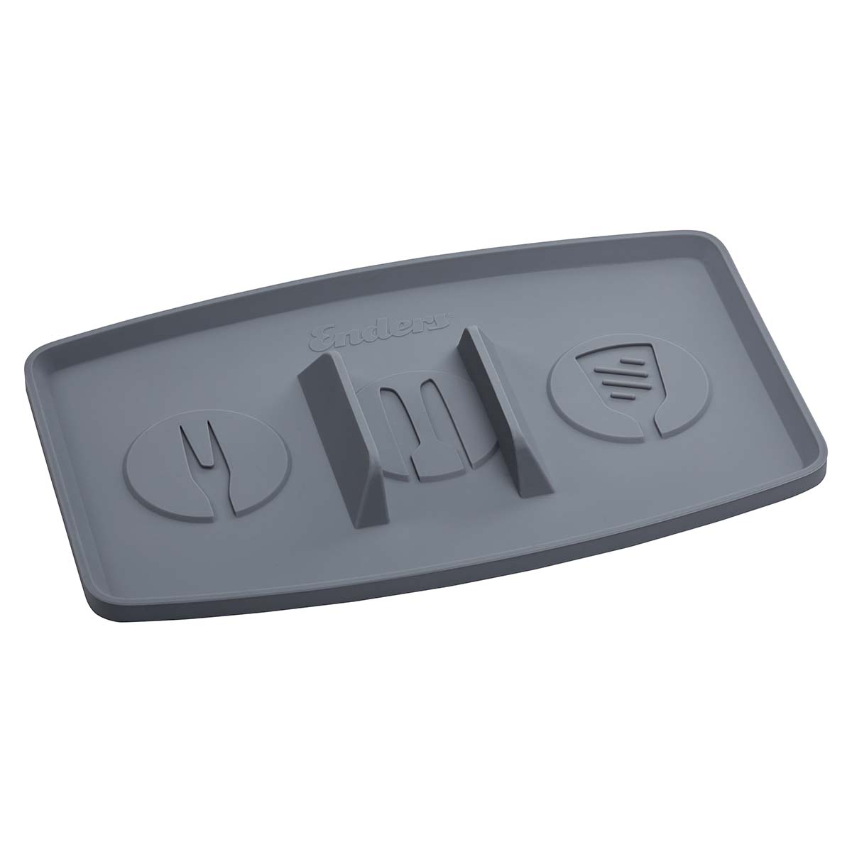 Bestikkablage i silikon - Enders for grillbestikk forfra