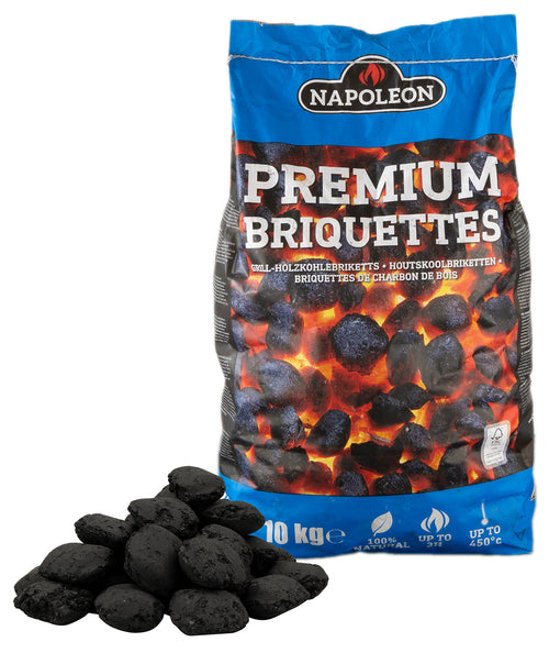 Nærbilde av Blackstone Premium grillbriketter 10 kg hardved
