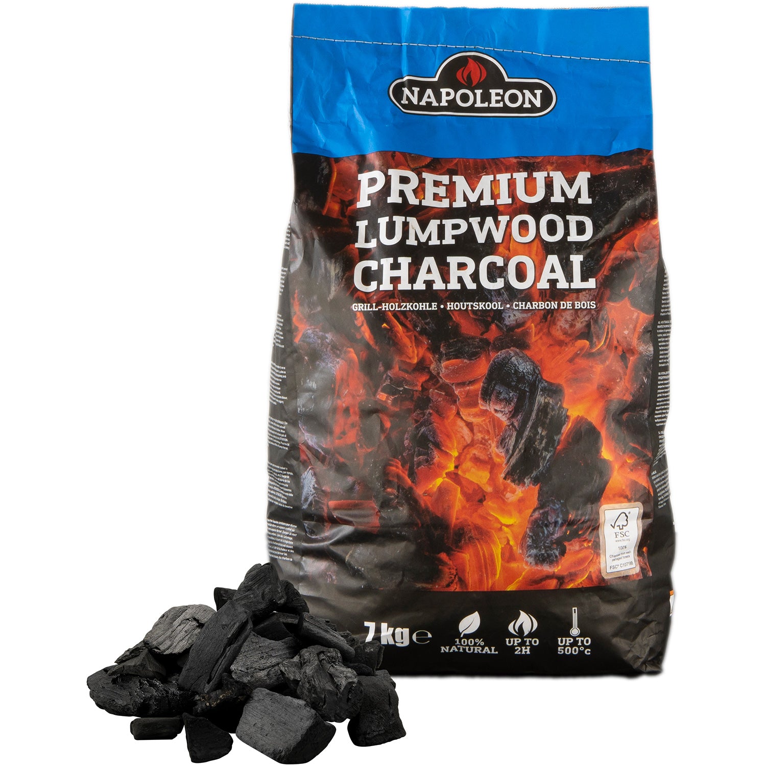 Blackstone Premium trekull 7 kg hardved - Napoleon detalj