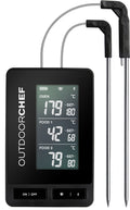 Bluetooth steketermometer Gourmet Check PRO Black 2 sonder forfra