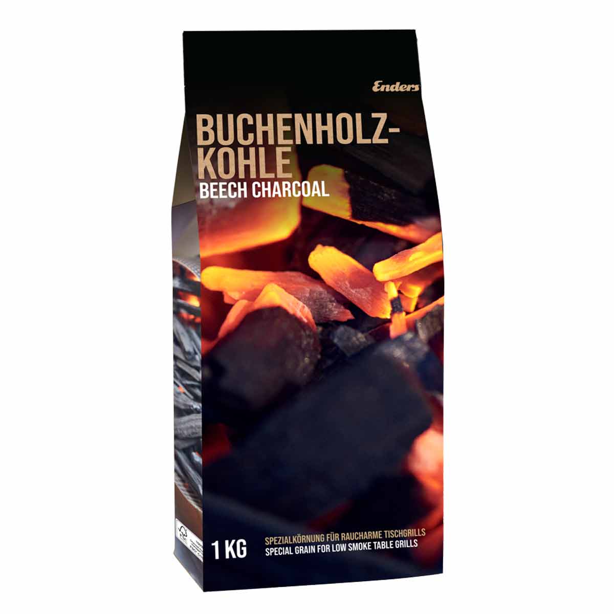 Bøketrekull Aurora for bordgrill 1 kg - Enders forfra