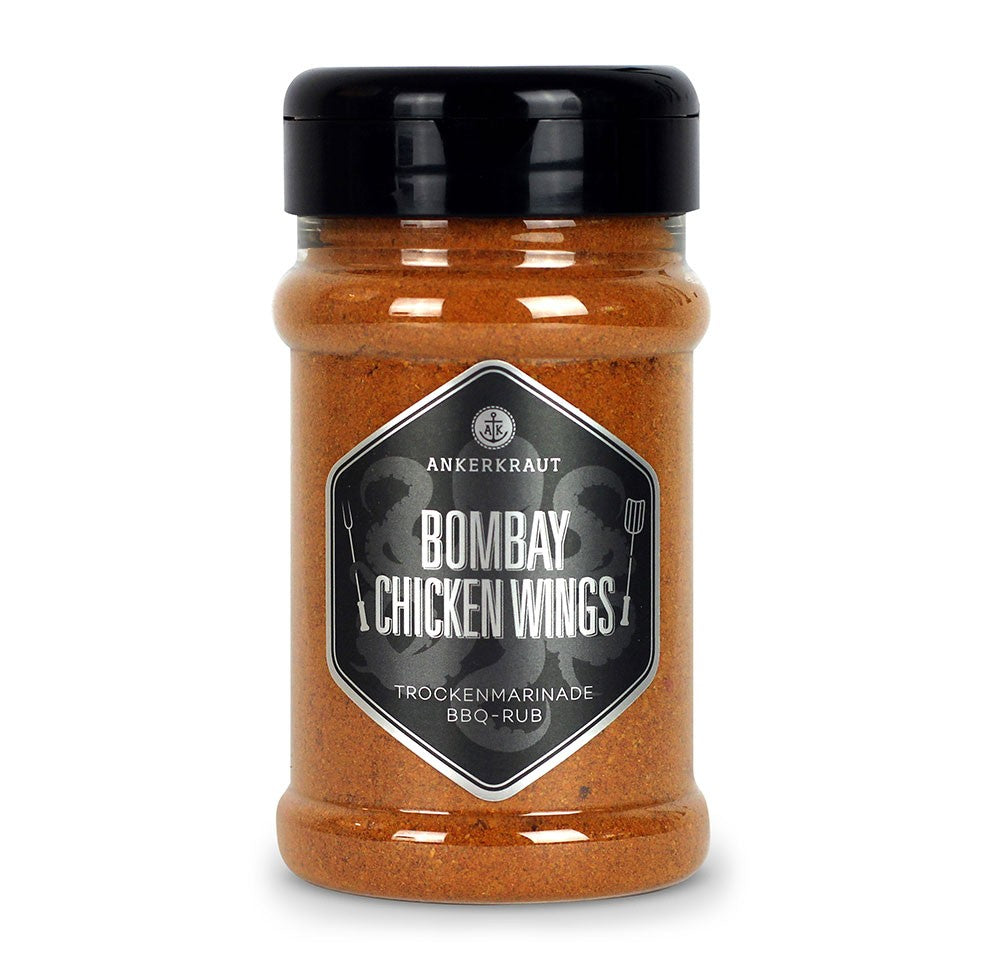 Bombay Chicken BBQ rub 230 g strøboks - Ankerkraut krydderboks for grill