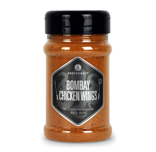 Bombay Chicken BBQ rub 230 g strøboks - Ankerkraut krydderboks for grill