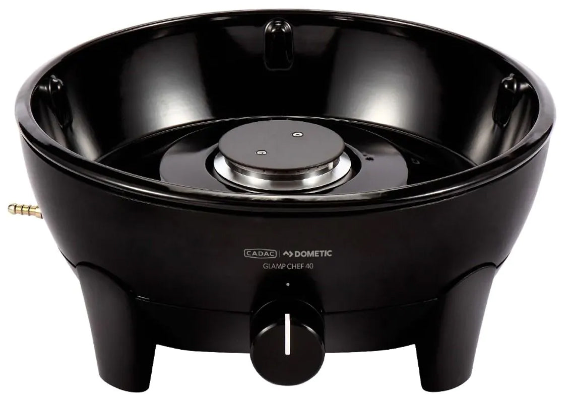 Detalj av Bordgrill Glamp Chef 40 kompakt 50 mbar 2025 - CADAC med pizzastein