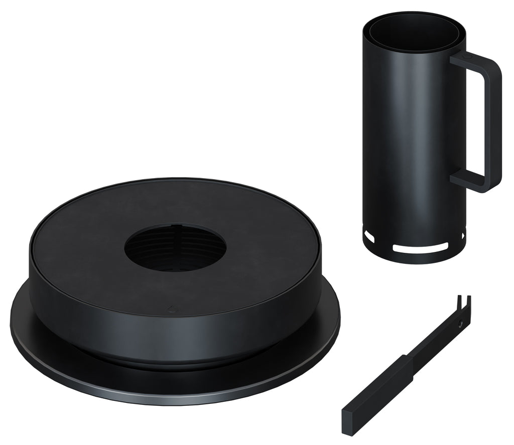 Bordgrill Tabl'O støpejern grillplate 39,5 cm bakside