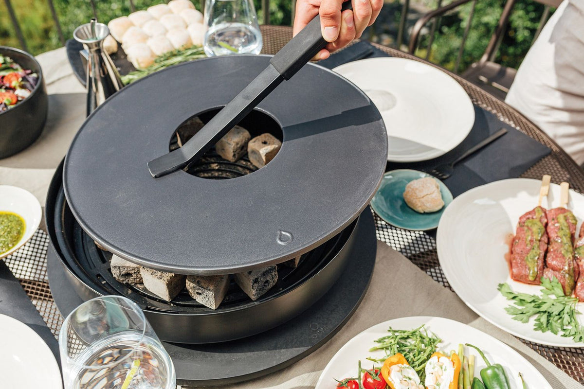 Bordgrill Tabl'O støpejern grillplate 39,5 cm detalj av grillplate
