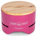 Bordgrill Tamber telemagenta 20 cm trekull emaljert rist forfra