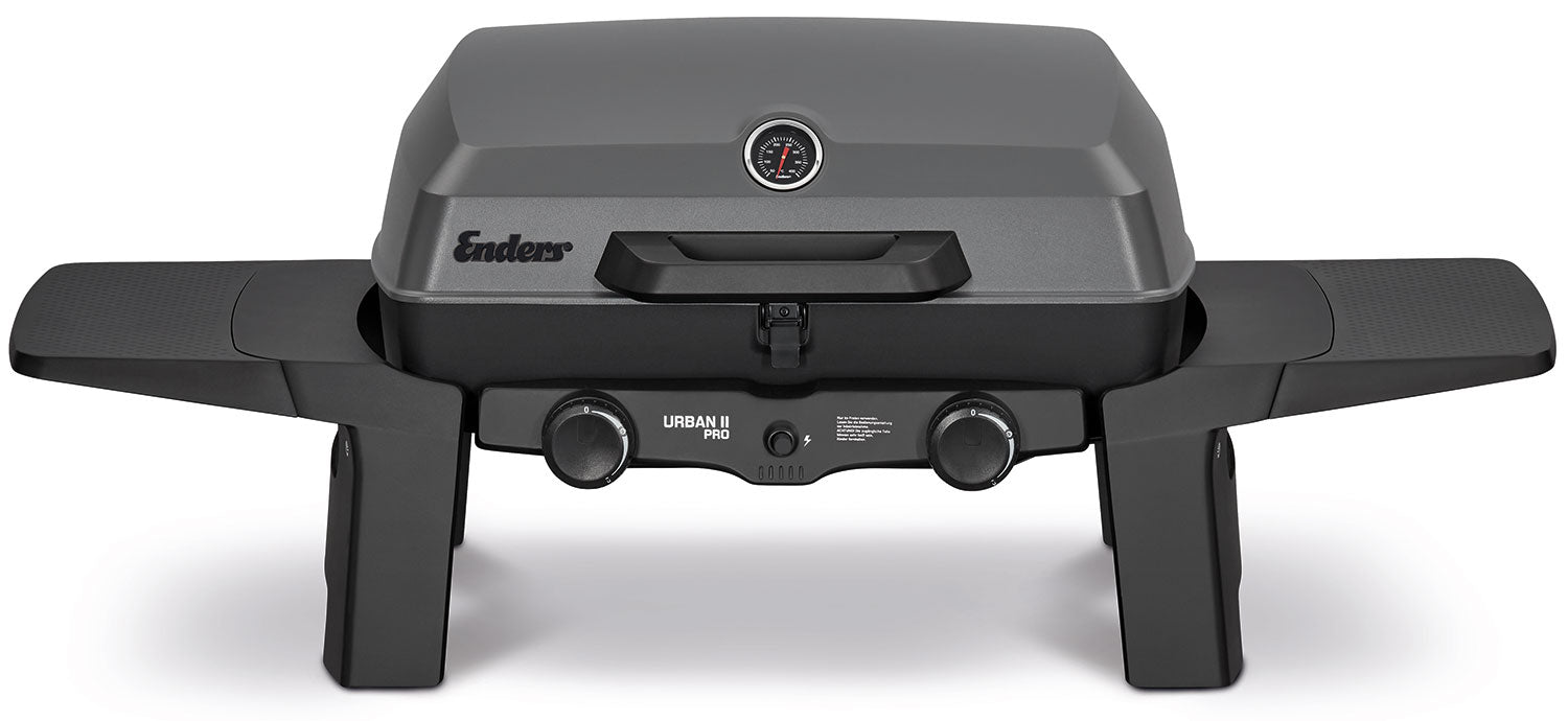 Bordgrill Urban II Pro 2 brennere støpejernsrist bakside